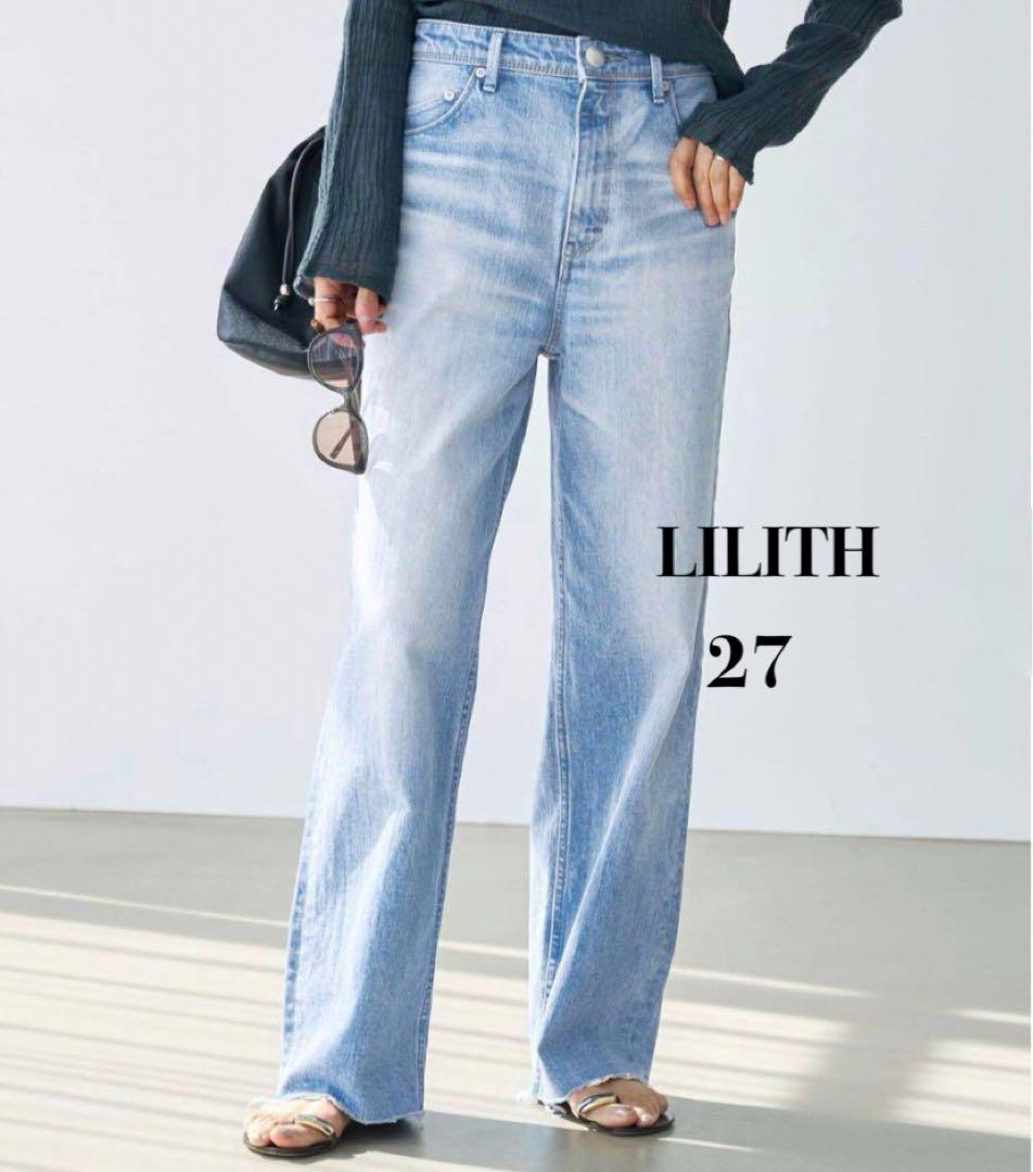 【極美品】23SS ヤヌーク イエナ別注 LILITH リリス カットオフデニム 極美品】23SS ヤヌーク イエナ別注 LILITH リリス カットオフ