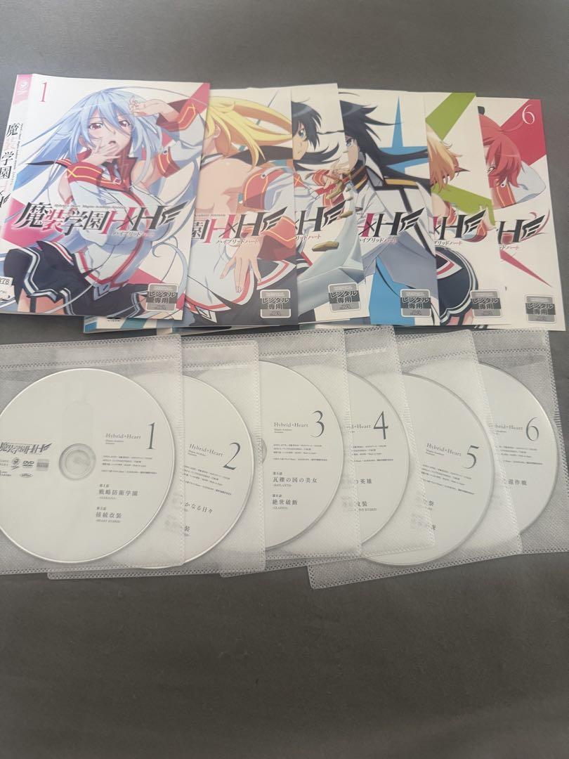 魔装学園H×H ハイブリッドハート DVD 全6巻（D-0182☆レンタル