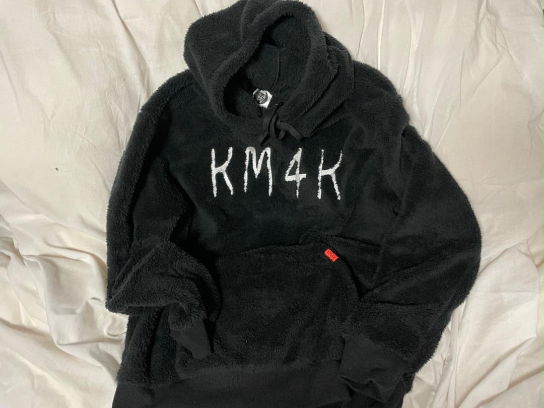 【KM4K カモシカ】ボアパーカー　Mサイズ パーカー KM4K カモシカ LOGO HOOD フーディ メンズ レディース