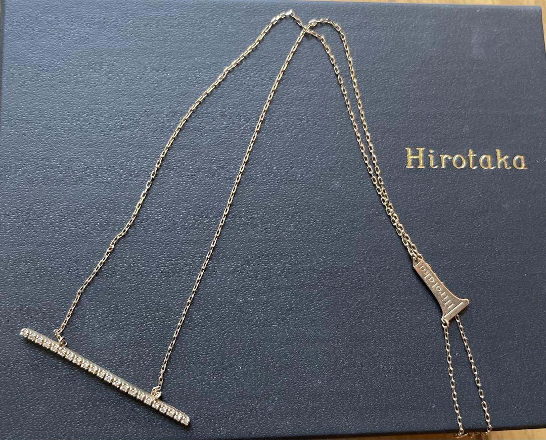 HIROTAKA ヒロタカ Trapeze ダイヤモンド ネックレス L サイズ