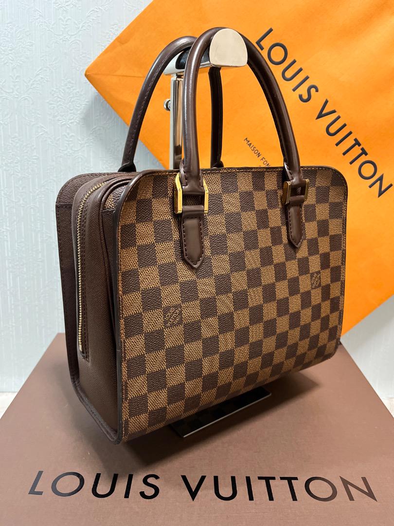 ◆◇ 極上美品 LOUIS VUITTON ルイヴィトン トリアナ ダミエ ルイヴィトンダミエ ジャイアントモノグラム キーポル バンド