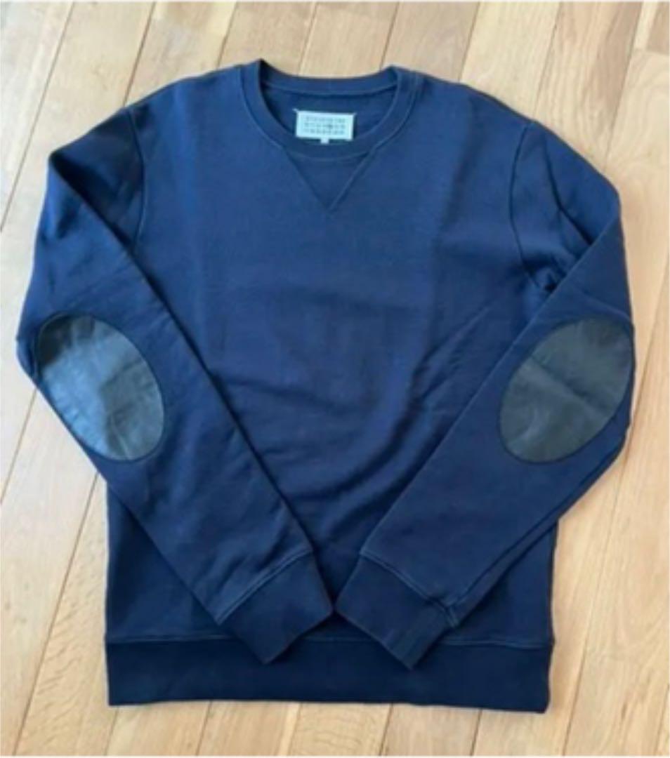 Maison Margiela エルボーパッチスウェット ブラック サイズ48 c119ba114f63033c526bf3eab9aa3e