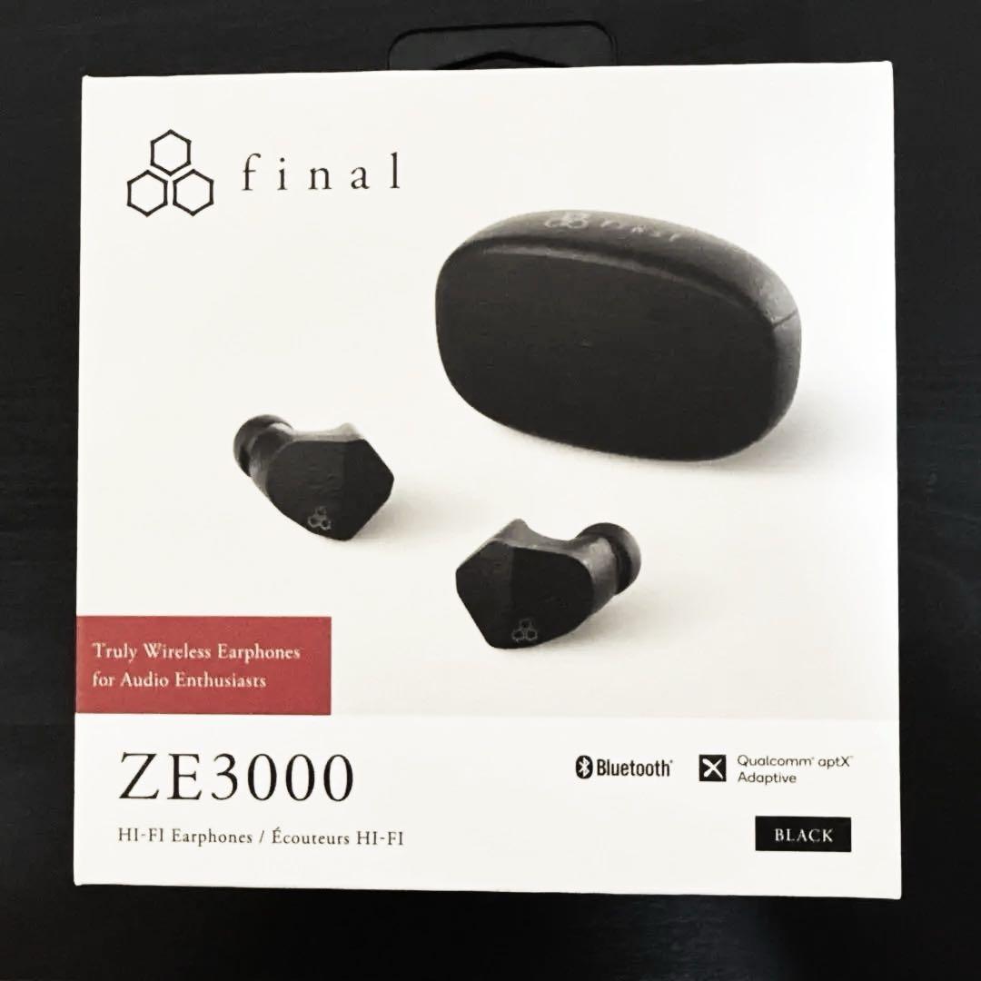 finalイヤホンZE3000 開封のみ。未使用品。 final ZE3000 イヤホン イヤホン