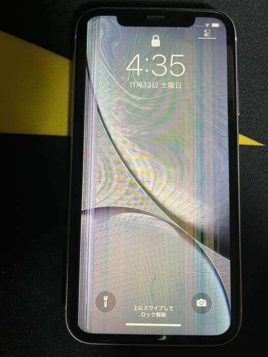 iPhone XR White 64 GB docomo 液晶破損（ゲオ公式通販サイト