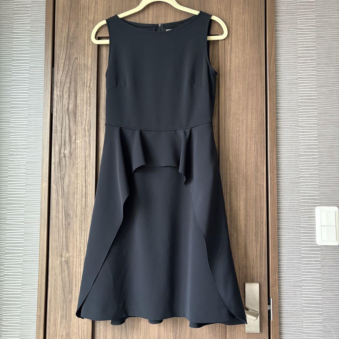 FOXYNEWYORK フォクシーニューヨーク　ネイビー　フリルワンピース FOXEY NEW YORKフォクシーニューヨーク フリルワンピース38ネイビー