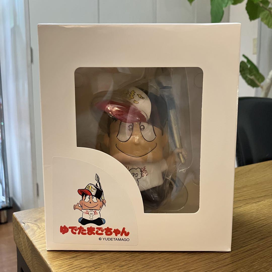 ゆでたまごちゃん フィギュア ソフビ 第8回キン肉マンの日 未開封 缶バッジ付き スパイスシード ゆでたまごちゃん ソフビ キン肉マン Spiceseed