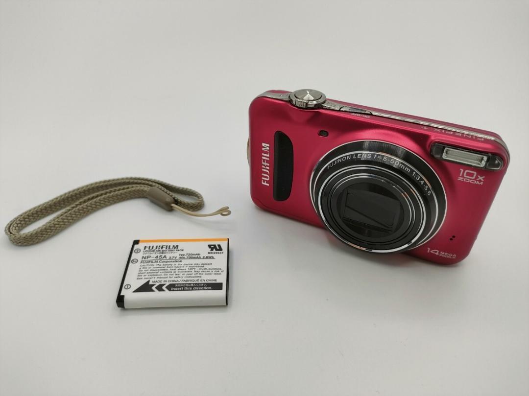 FUJIFILM 富士フイルム デジタルカメラ Finepix T300 レッド