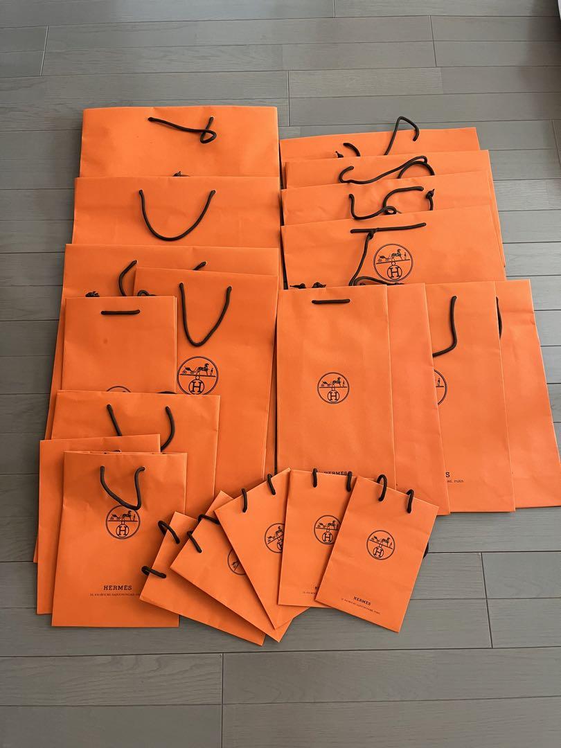 ☆HERMES エルメス 紙袋 21枚セット 手提げ袋 ショッパー