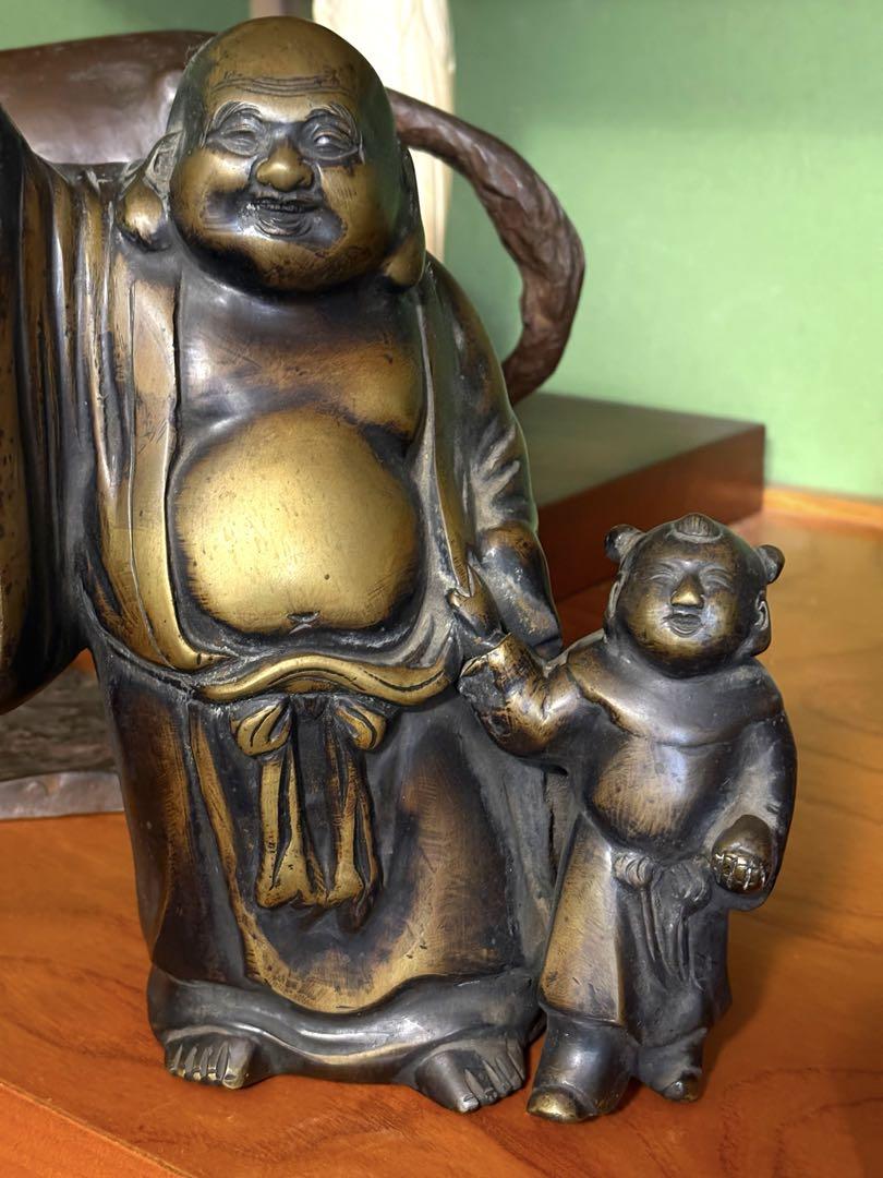 布袋尊　置き物　縁起物　貴重品 布袋尊 置き物 縁起物 （楽天市場】縁起物 置物 七福神〔布袋尊