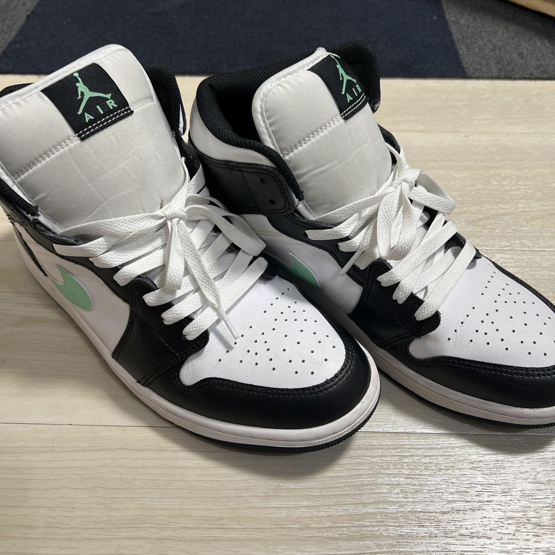 Air Jordan ハイカットスニーカー ホワイト/ブラック/グリーン