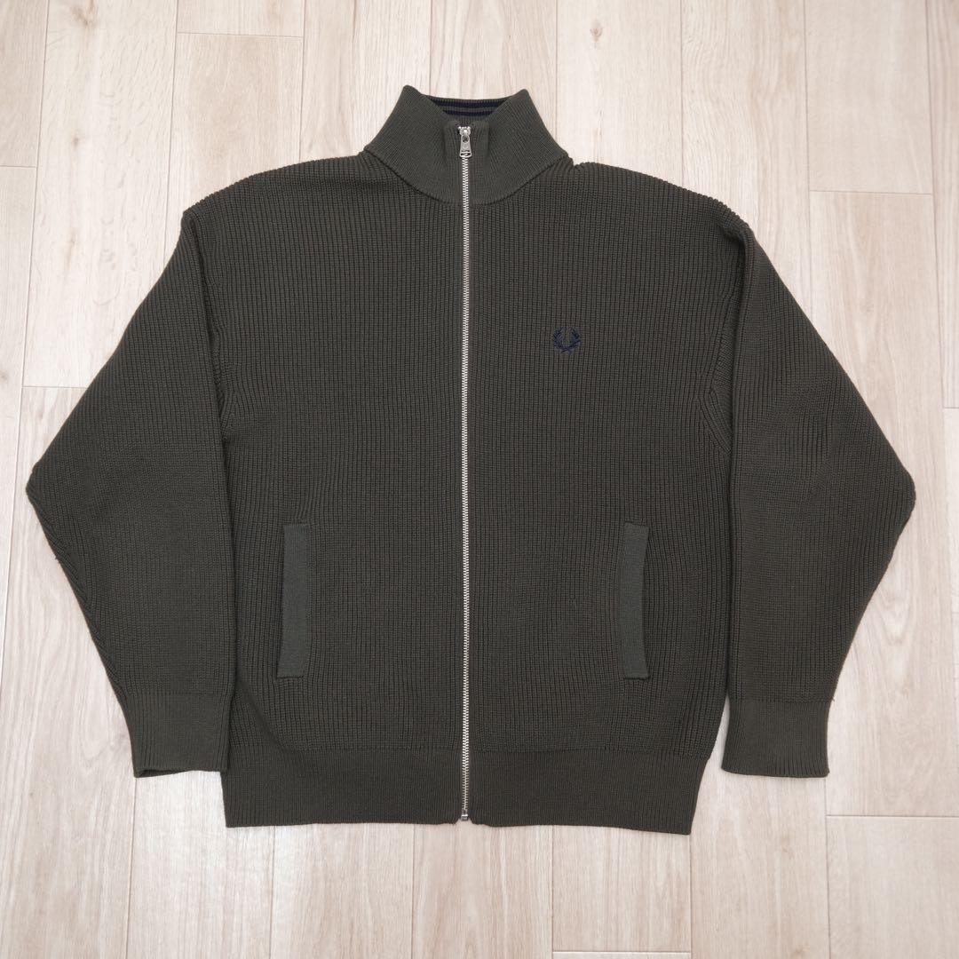 別注】FRED PERRY / ドライバーズニット FIELD GREEN（BEAMS
