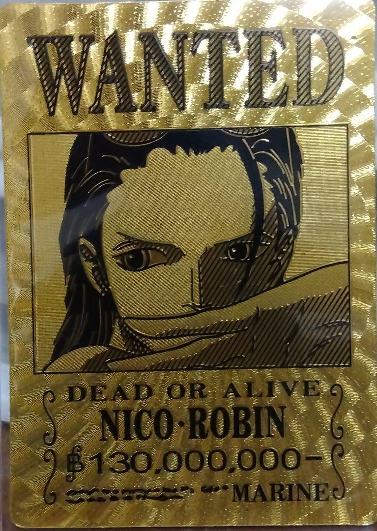 ルフィ WANTED カード 手配書 ワンピース 黄金カード 8枚（最新