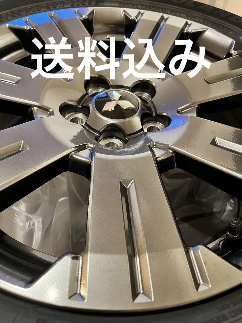 デリカD5ジャスパー純正18インチ ホイールセット新車外し デリカD5 ジャスパー専用カラー 225/55r18 新車外し （新車外し