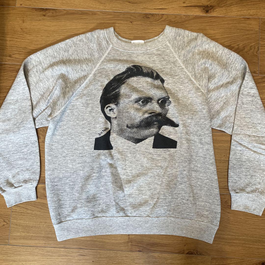 90s Hanes USA製 ニーチェ プリント スウェット L 90s Hanes USA製 ニーチェ プリント スウェット L(80's Hanes