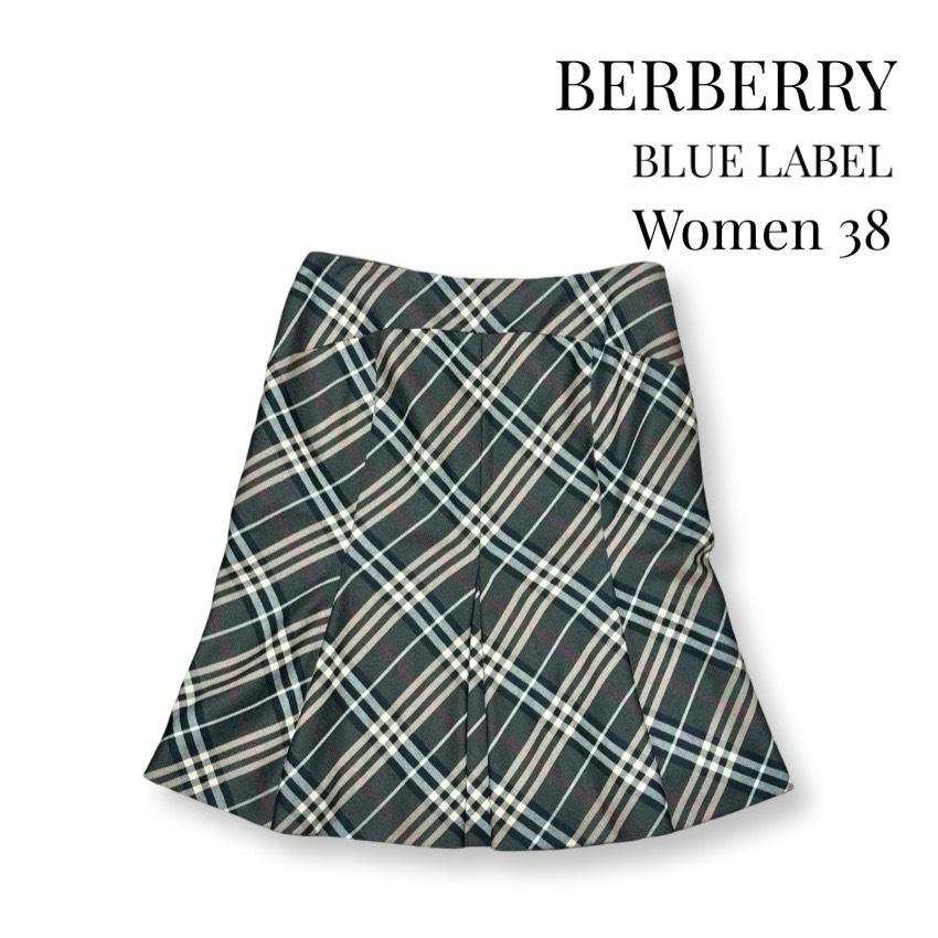 Burberry Blue Label バーバリー ノバチェック スカートウール バーバリー ブルーレーベルBURBERRY BLUE LABEL バイアスノバ