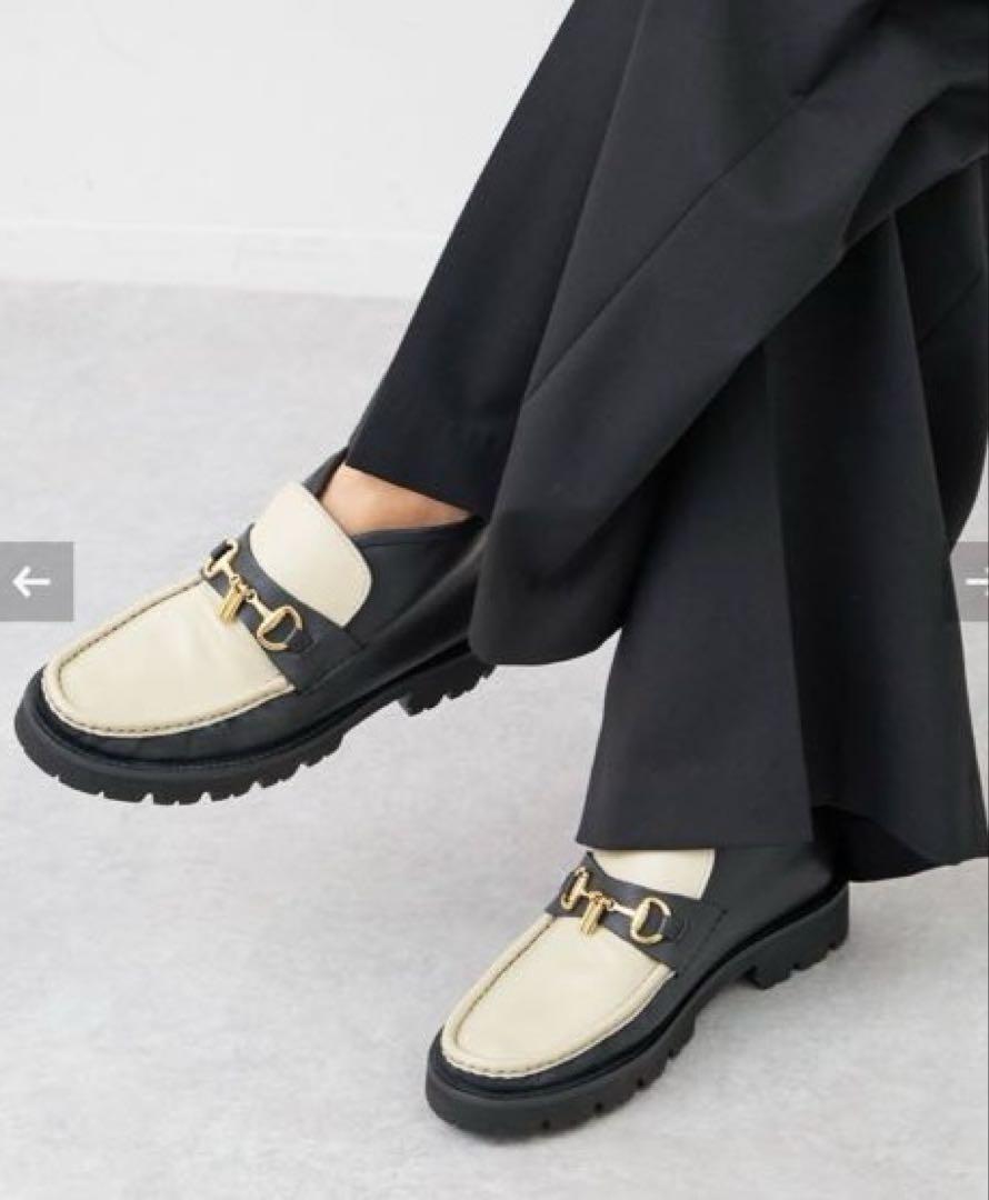 カミナンド　BID MID CUT ローファー　ドゥーズィエムクラス カミナンド ドゥーズィエムクラス BIT MID CUT ローファー 36
