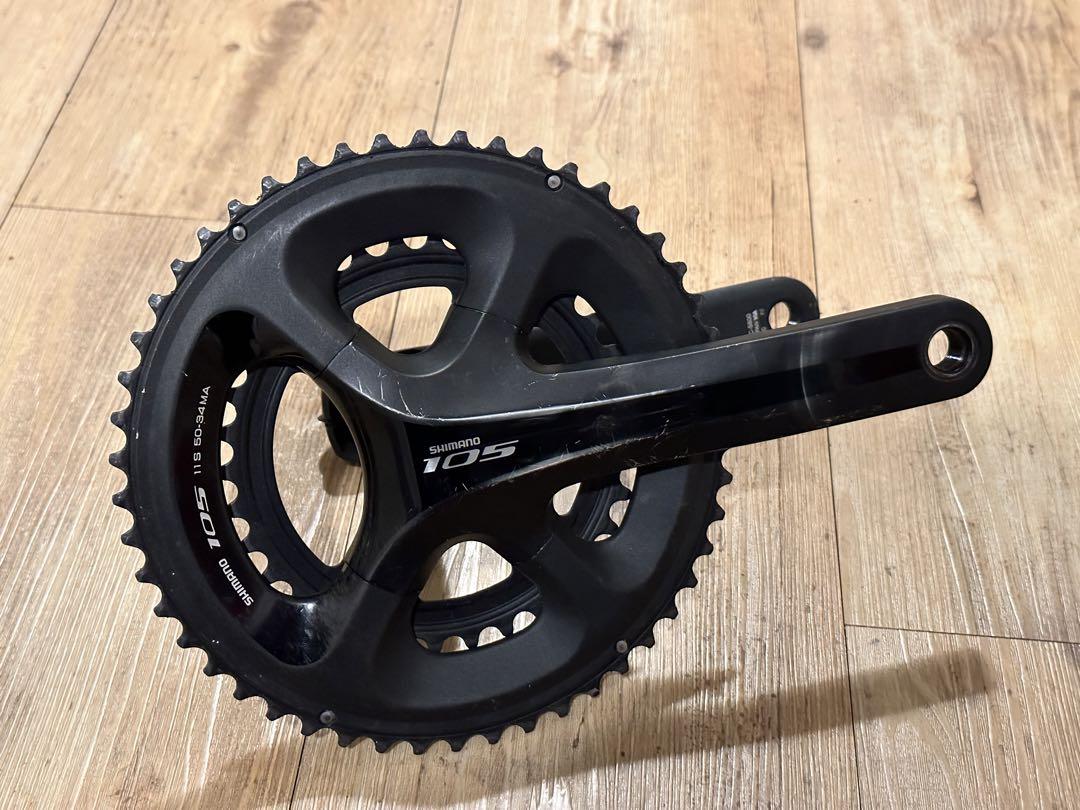 SHIMANO - 105 5800 クランク 170mm 50/34 IT138 シマノ SHIMANO 105 FC-5800 クランクセット 170mm 50/34T