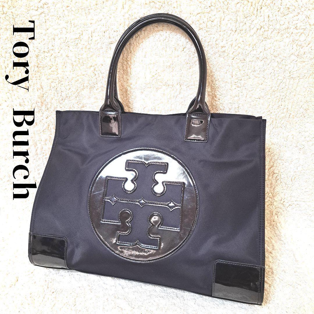 Tory Burch ネイビー トートバッグ TORY BURCH 〇〇 トリーバーチ トートバッグ ショルダーバッグ