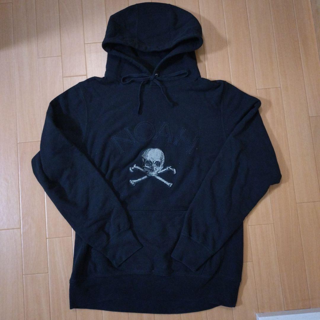 NOAH ×B.A.D/ゼブラパーカー/M/ホワイト/ブラック Noah(ノア) 刺繍ロゴパーカー21-070-122-0052-1-0 21-070-122