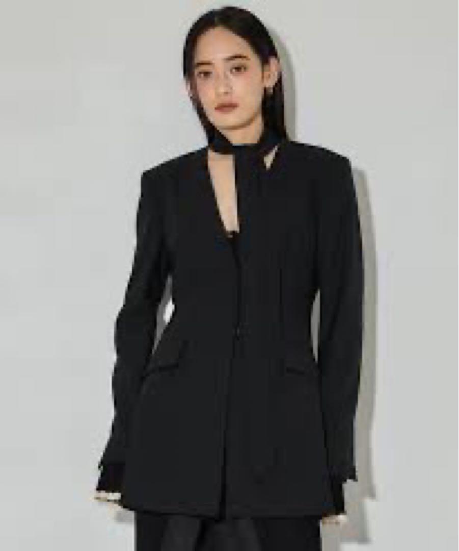 FETICO STUDIOUS別注 ボウタイジャケット 2024AW FETICO STUDIOUS別注 ボウタイジャケット 2024AW（Look 2024FW
