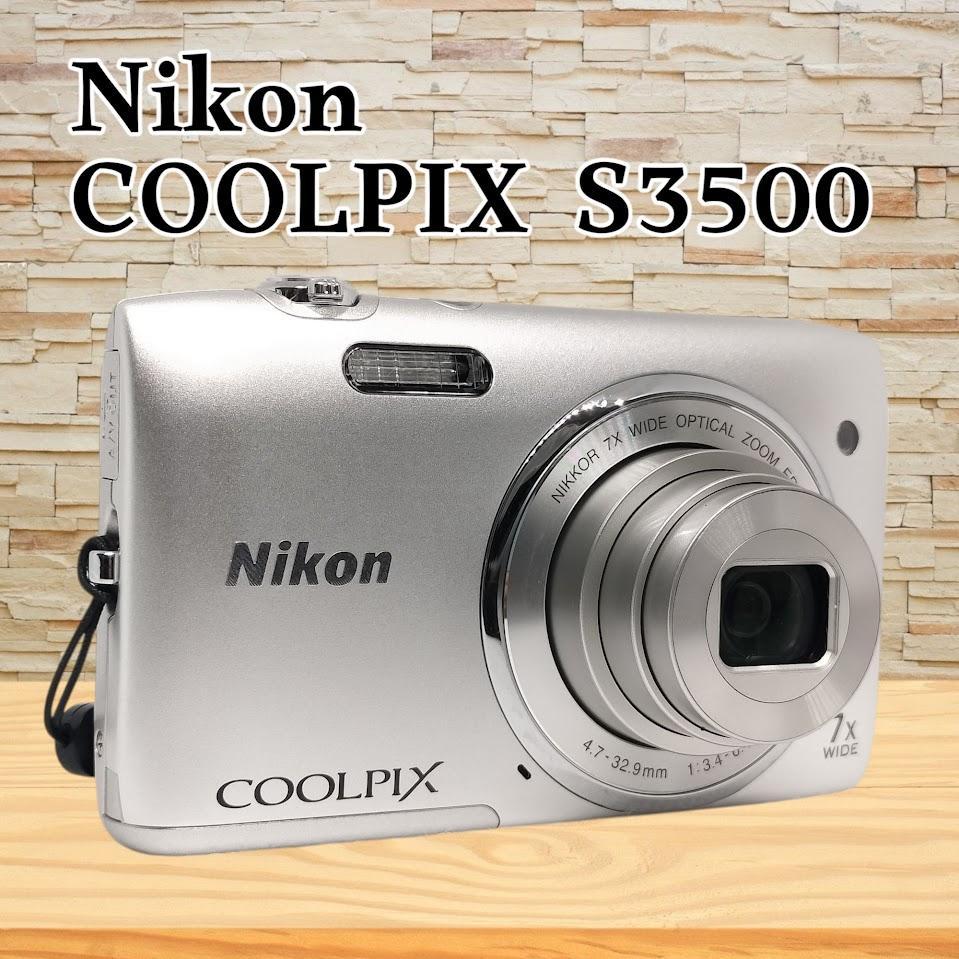 Nikon COOLPIX S3500 シルバー コンデジ デジカメ 49341 Amazon | Nikon デジタルカメラ COOLPIX S3500 光学7倍ズーム