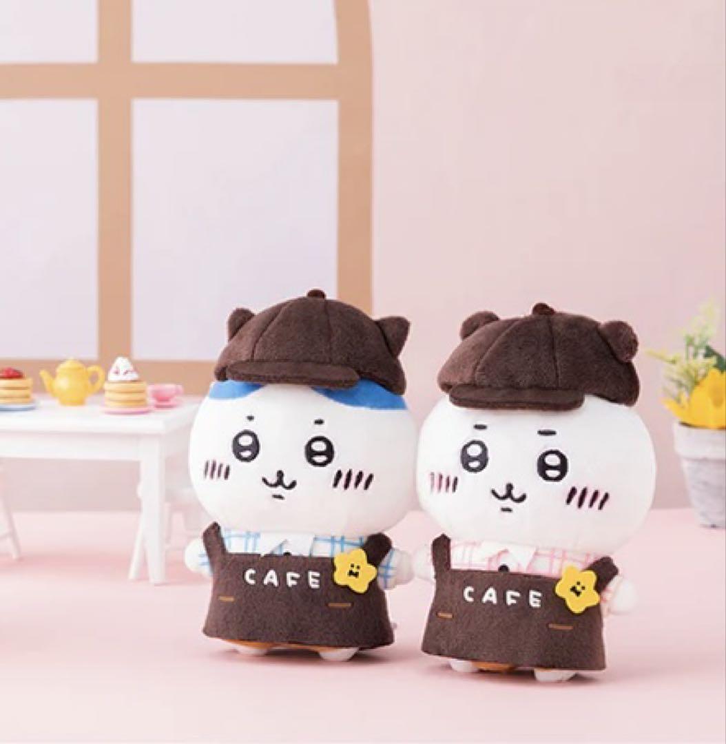 ちいかわ カフェの店員さんマスコット（ちいかわ、ハチワレ