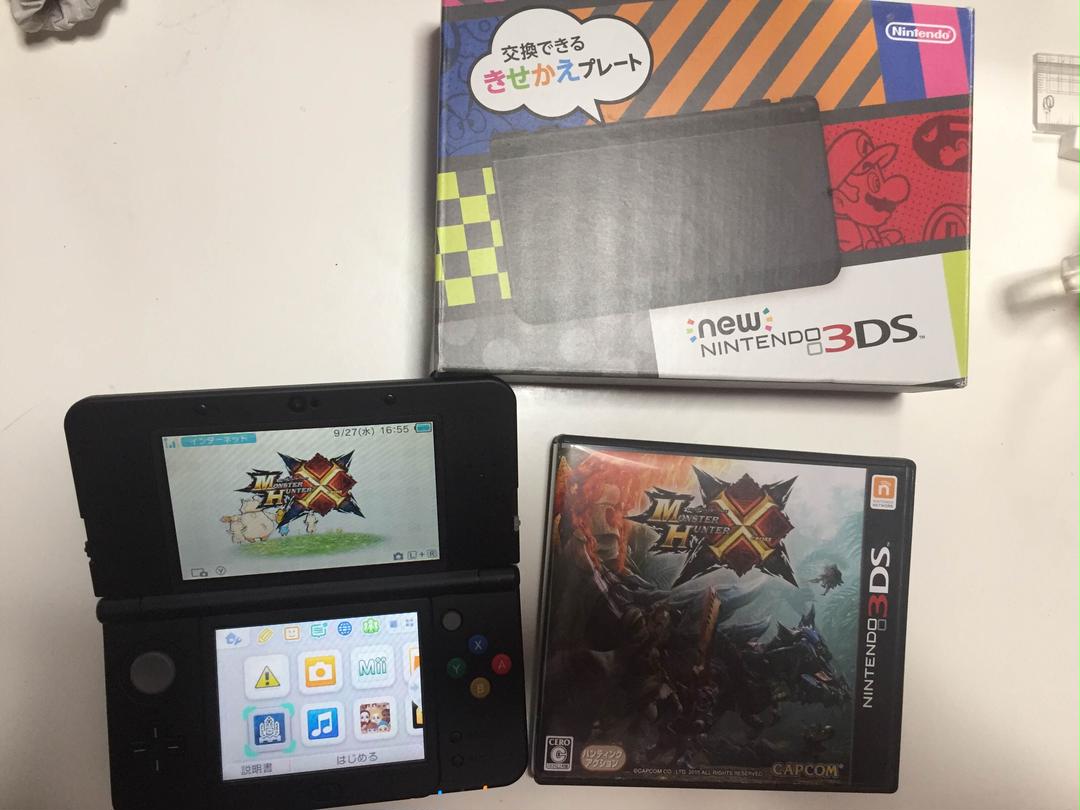 グラスセット　4点　モンスターハンター　新品未使用　箱無し　ネルスキュラなど 3ds モンハン 未使用 新品 モンスターハンター4ハンターパック