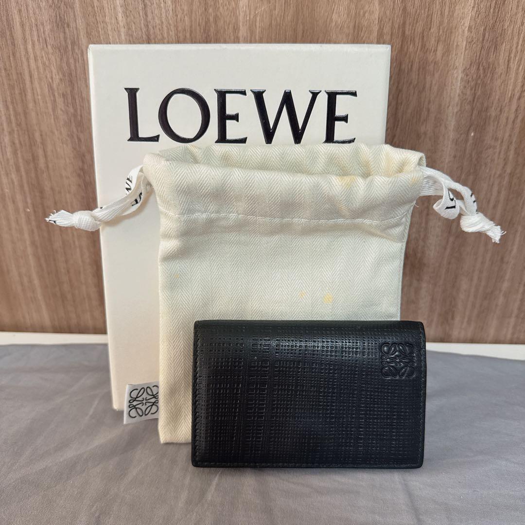 銀座店で購入 匿名配送】LOEWE アナグラムビジネスカード