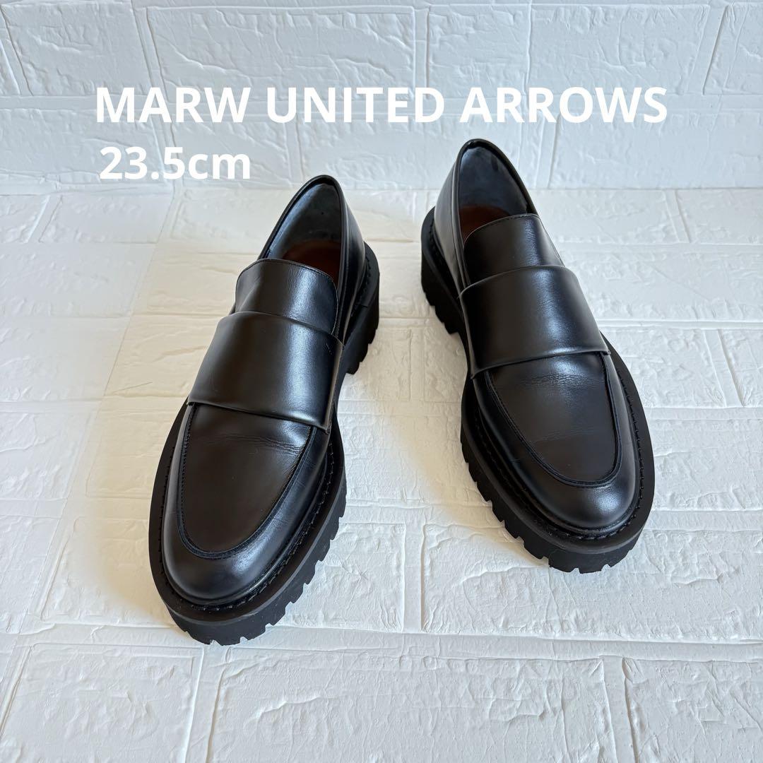 マルゥユナイテッドアローズ オデットエオディール ローファー 23.5 黒 MARW UNITED ARROWS＋ODETTE E ODILE＞ローファー