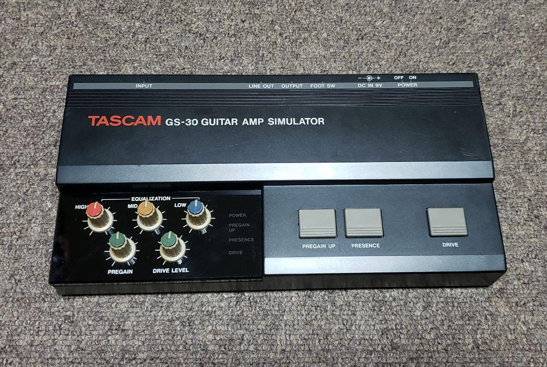 Tascam GS-30 ギターアンプシミュレーター 世界初アンシミュ】最新マルチには出せない'80年代サウンド