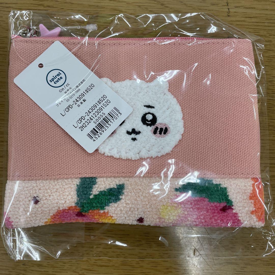 FEILER ちいかわ ピーチドット 刺繍ポーチ フェイラー（FEILER