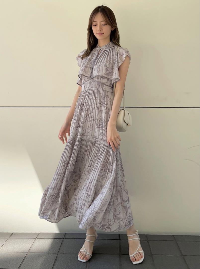 SNIDEL【sweet限定PBGE】　プリーツワンピース　00 LAV SNIDEL - 【正規品】snidel プリーツワンピース LAV ラベンダー