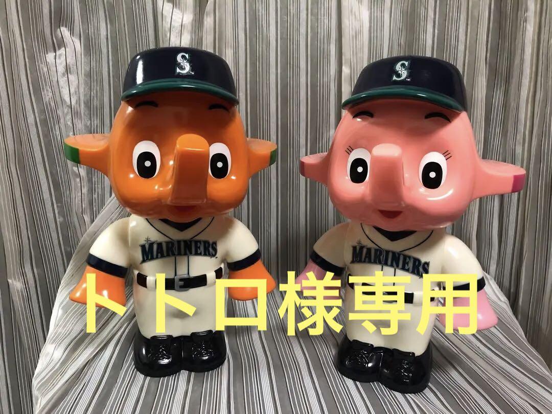 マリナーズ サトちゃん　貯金箱　 約30cm マリナーズ サトちゃん 貯金箱 約30cm - メルカリ