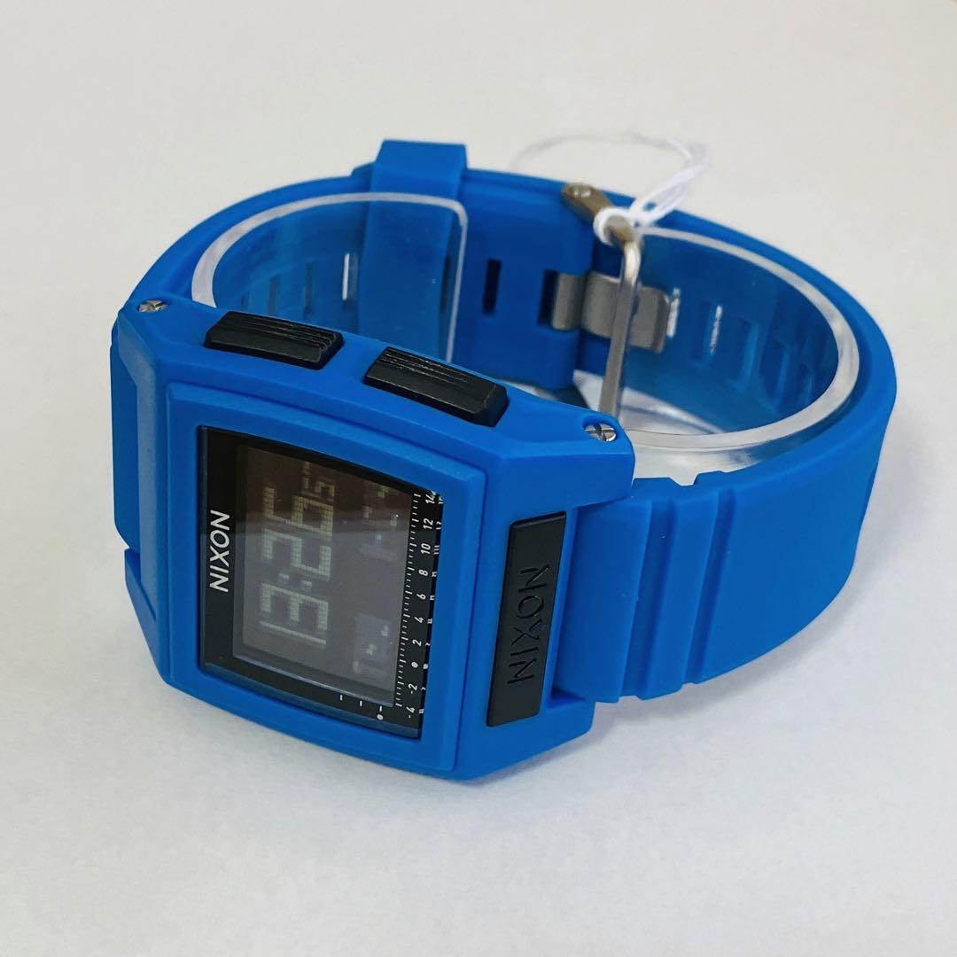 【新品】　Nixon BASETIDEPRO　腕時計　ブルー　デジタルウォッチ 新品】 Nixon BASETIDEPRO 腕時計 ブルー デジタルウォッチ