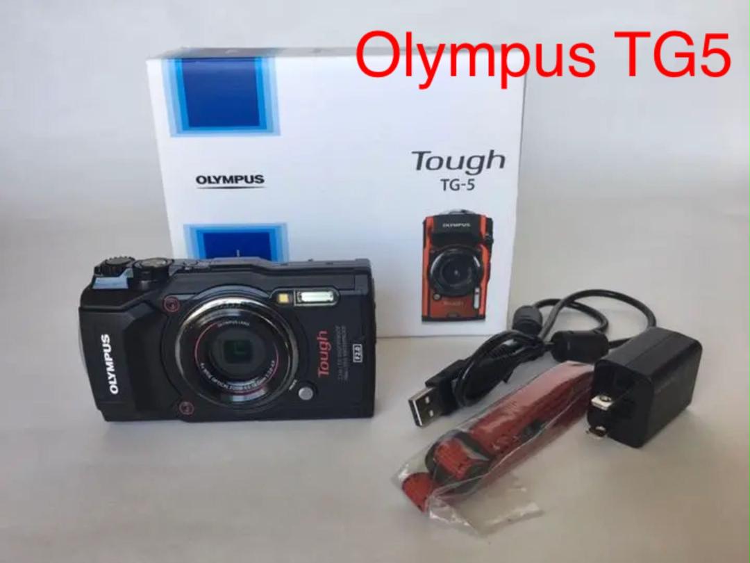 オリンパス) OLYMPUS Tough TG-5 ブラック(美品)（OLYMPUS Tough