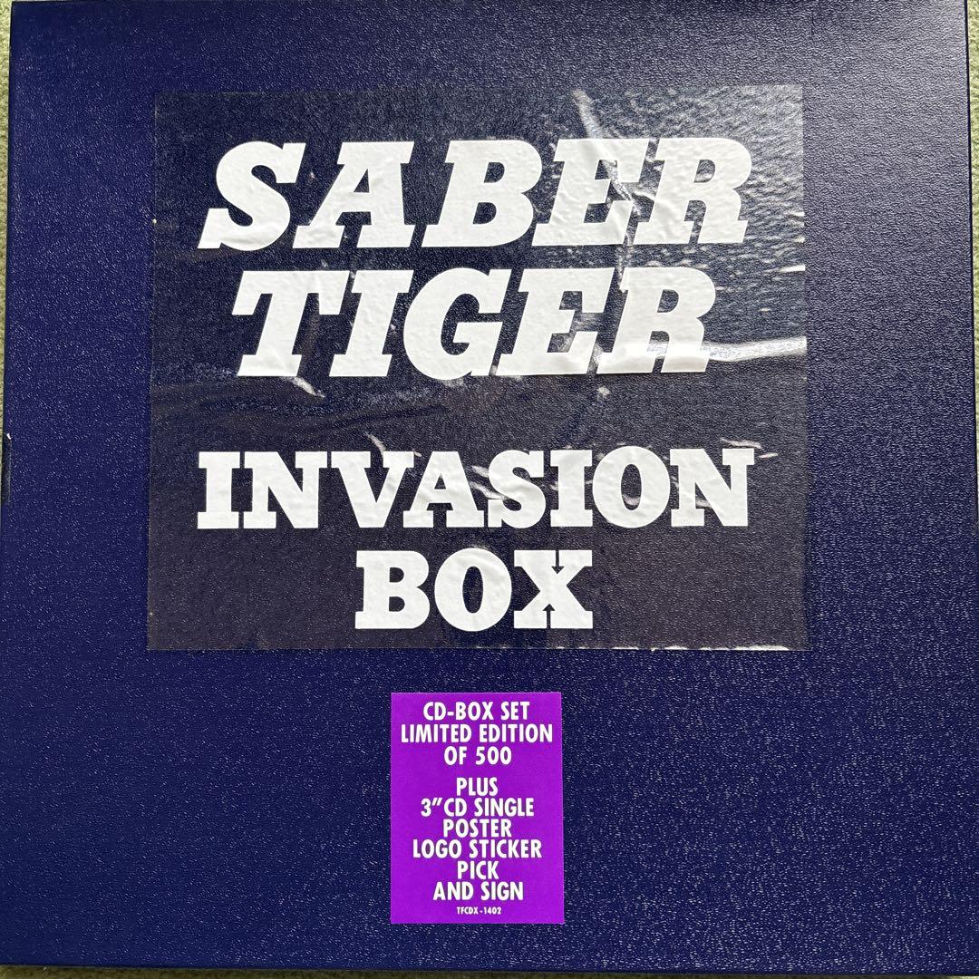 SABER TIGER INVASION BOX CD+グッズ（帯あり SABER TIGER CD