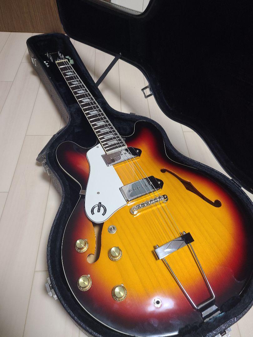 Epiphone Casino-LH VC サンバースト ハードケース付き Epiphone/エピフォン カジノ フルアコ ブラウンサンバースト
