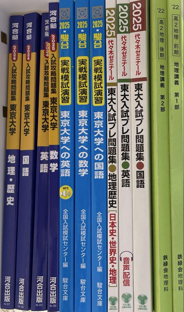 東大模試対策 セット （現役東大生が選んだ 共通テスト対策参考