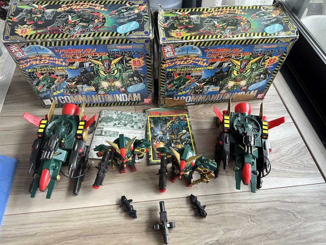元祖SD コマンドガンダム　ジャンクセット ジャンク品】元祖SDガンダム Vコマンドガンダム 2体セット（人気