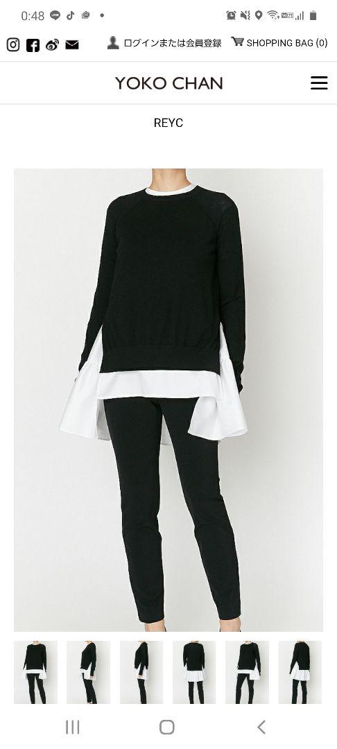 美品♡YOKO CHAN カシュクールオールインワン　38サイズ　黒 8080000482992_2.jpg?v=