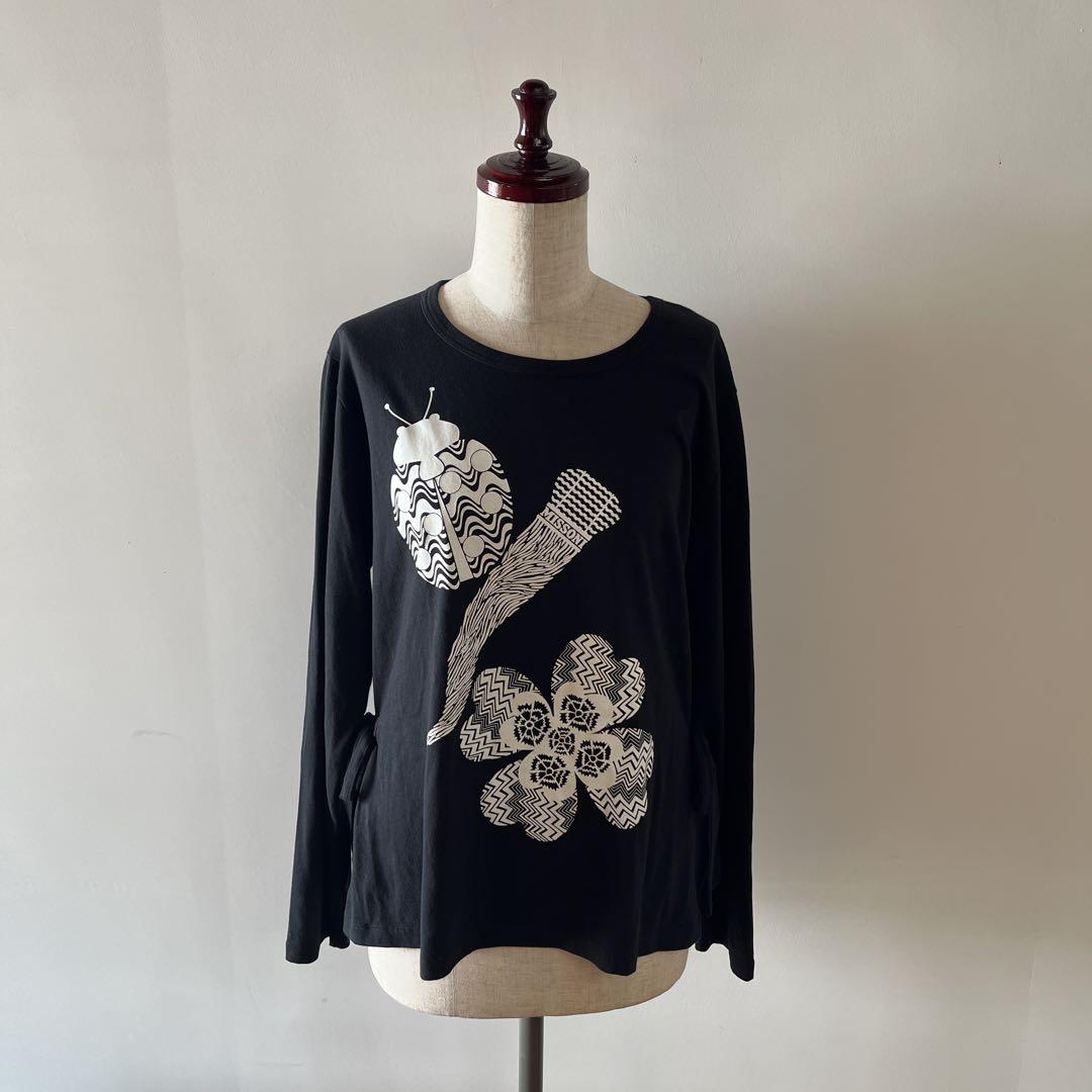 MISSONI 長袖Tシャツ 花と昆虫デザイン MISSONI 長袖Tシャツ 花と昆虫デザイン（小花柄長袖Tシャツ（T
