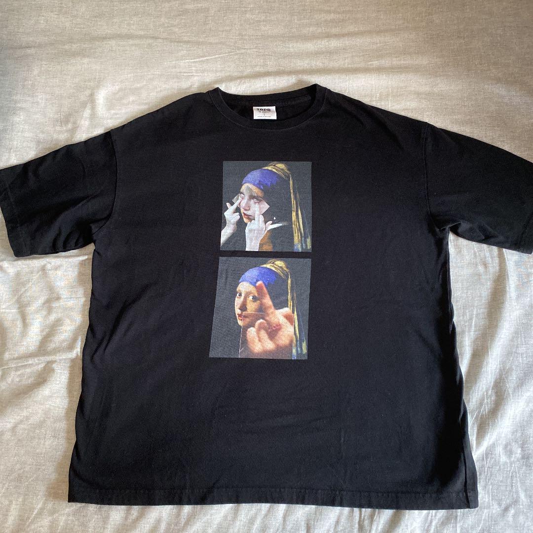 美品　タイトブースト モナリザ Tシャツ　XL　高岡周策 コラボ ホワイト. タイトブース」が高岡周策とのコラボアイテムを発売 - TOKION