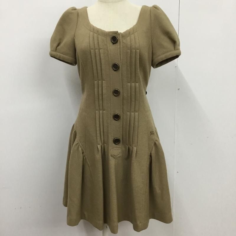 BURBERRY BLUE LABEL ノースリーブ　ワンピース　38 美品 ノースリーブ ワンピース ブルーレーベルクレストブリッジ