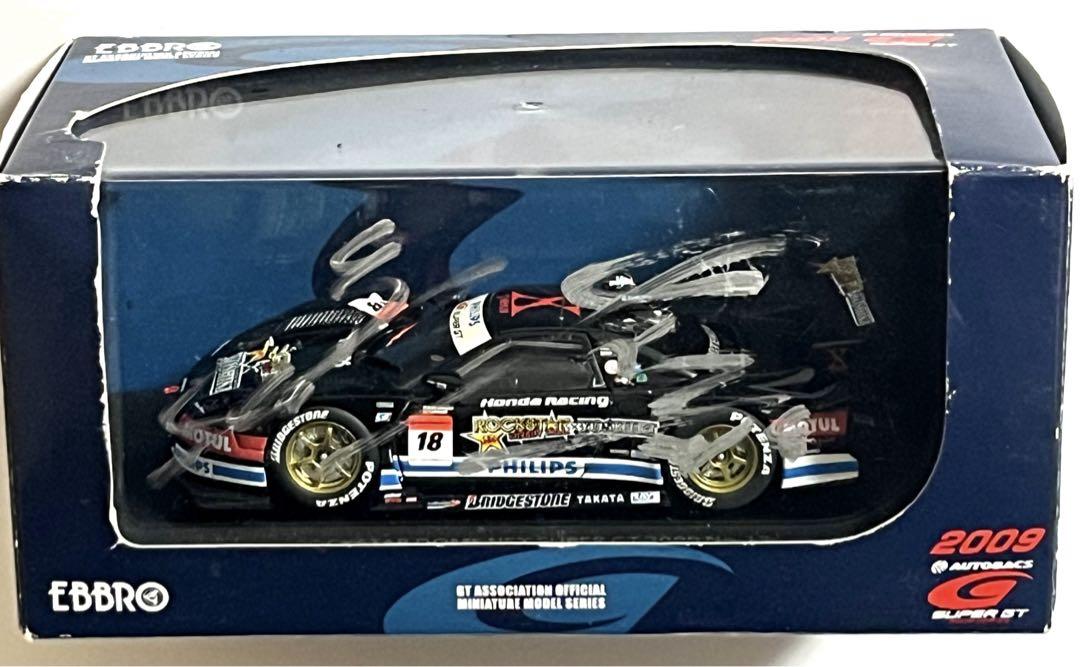EBBRO ROCKSTAR DOME NSX 2009 #18 直筆サイン入り（2025年最新