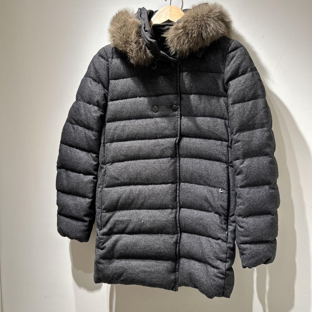 専用　デュべティカ　ウールダウンコート　美品 希少品　38サイズ 専用 デュべティカ ウールダウンコート 美品 希少品 38サイズ