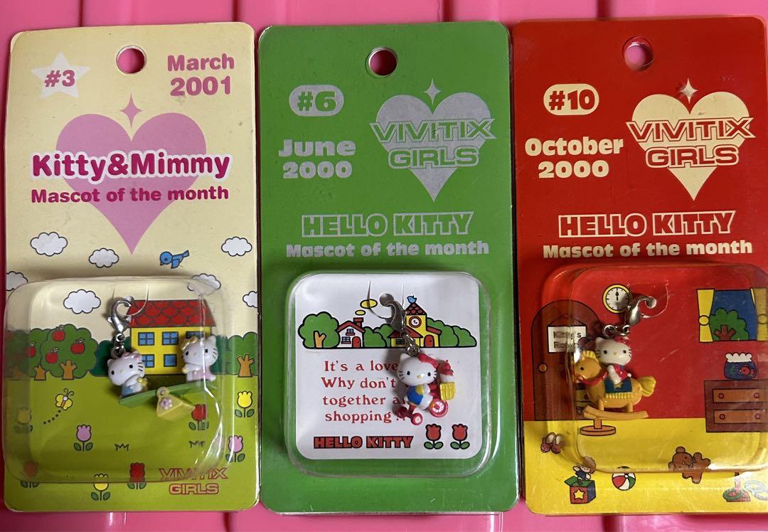 d*2様 HELLO KITTY‼️Vivitix Girls 日焼けガングロ ハローキティ VIVITIX GIRLS マスコット（入手困難 希少 2000年