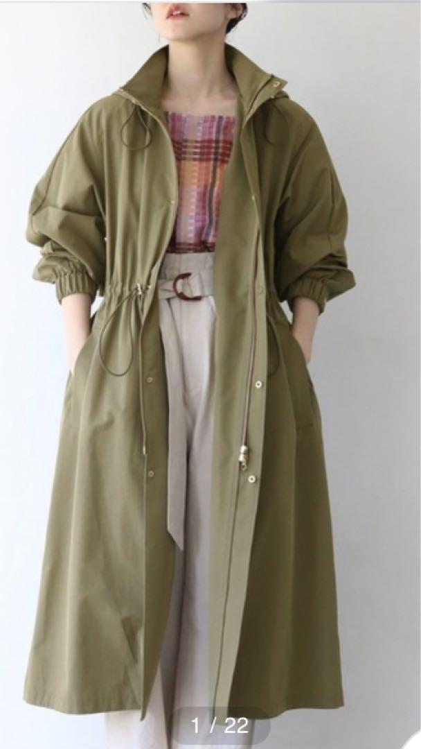 値下げ✨【美品】IENA イエナ P/Cタフタロングコート カーキ 38 IENA（イエナ）の「P/Cタフタコート◇（その他アウター）」 - WEAR