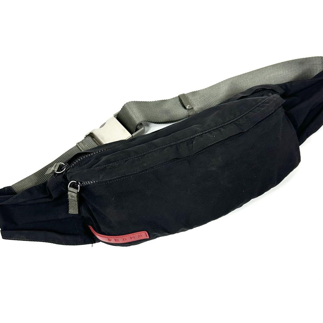 PRADA SPORT ナイロン ボディバッグ 黒 00s ショルダーバッグ