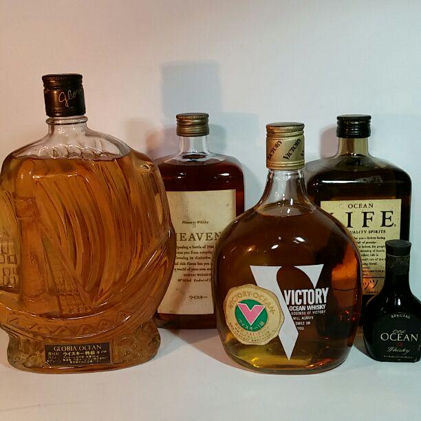 終売品　三楽　ビクトリーオーシャンウイスキー OCEAN WHISKY VICTORY 三楽オーシャンビクトリー 未開栓/古酒