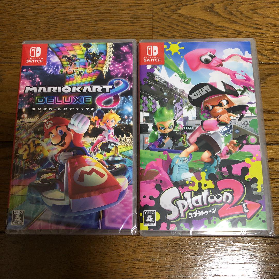 Nintendo Switch - スプラトゥーン２セット＋マリオカート8デラックス 任天堂 Nintendo Switch マリオカート8 デラックス Joy-Con